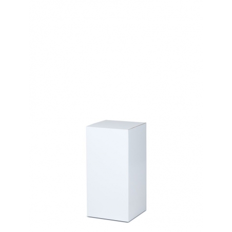 cardboard plinth white