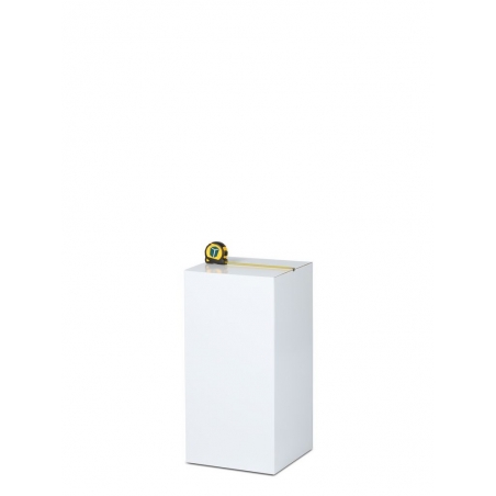cardboard plinth white