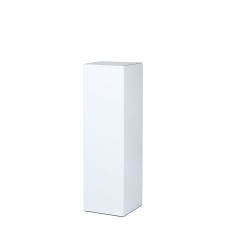 cardboard plinth white