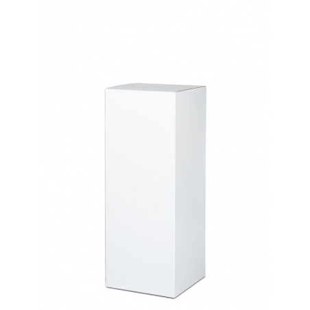 cardboard plinth white
