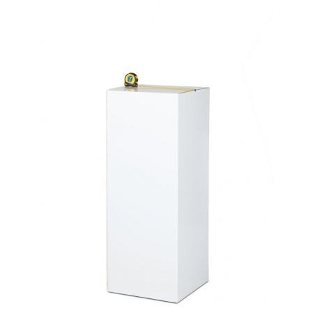 cardboard plinth white