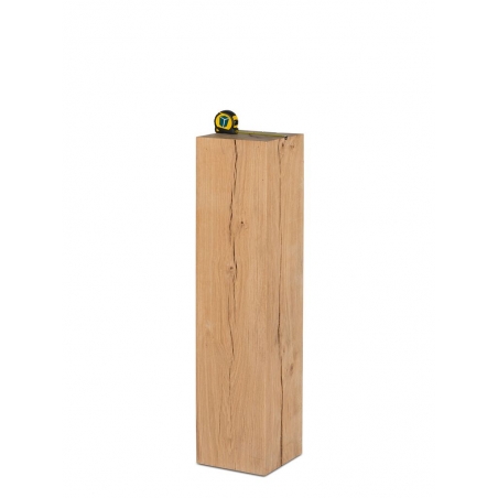 oak wood plinth sanded