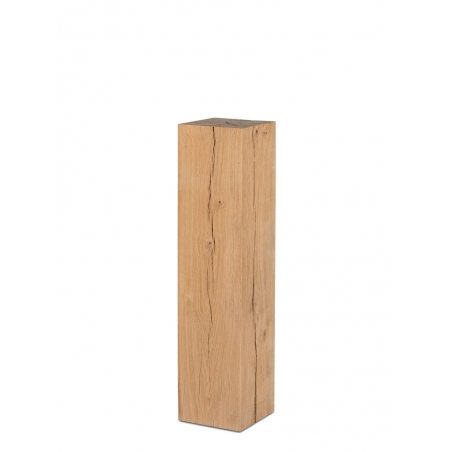 oak wood plinth sanded