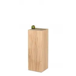 oak wood plinth sanded