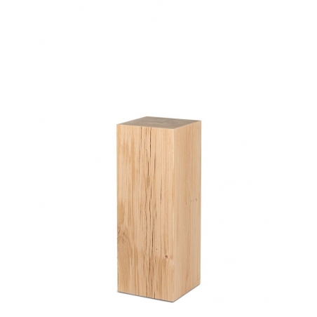 oak wood plinth sanded