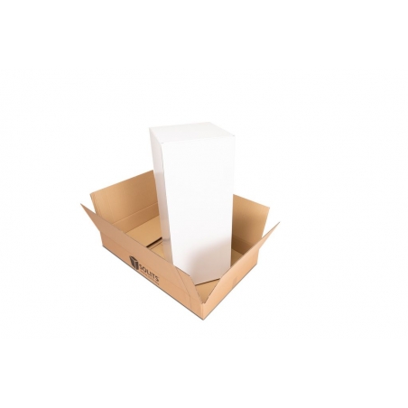 cardboard plinth white