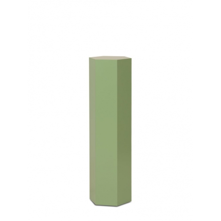 Hexagon plinth, colored
