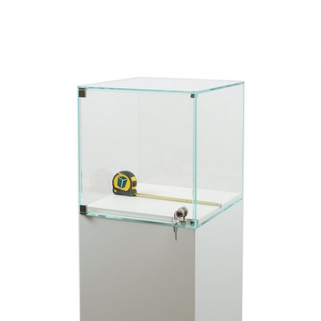 Glass Display Case with a Door