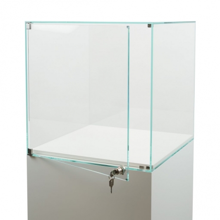 Glass Display Case with a Door