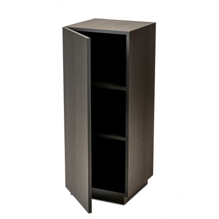 Black Oak Veneer Cabinet plinth