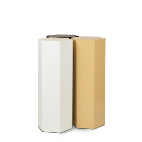 Hexagon plinth, colored
