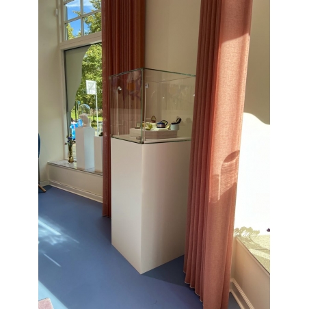 Glass Display Case with a Door