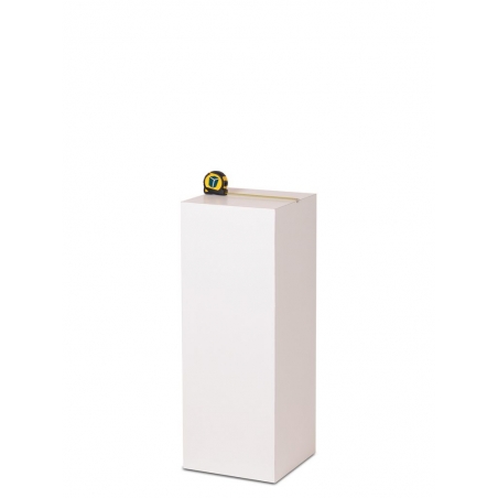 Plain MDF pedestal | exhition plinth unpainted