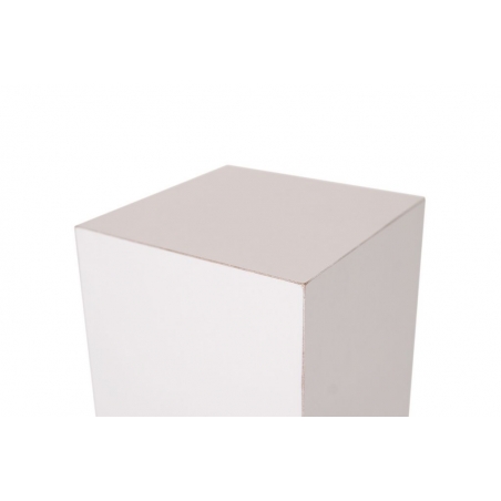 Plain MDF pedestal | exhition plinth unpainted
