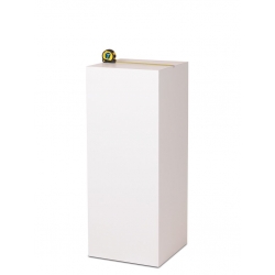 Plain MDF pedestal | exhition plinth unpainted