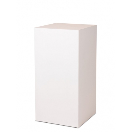 Plain MDF pedestal | exhition plinth unpainted