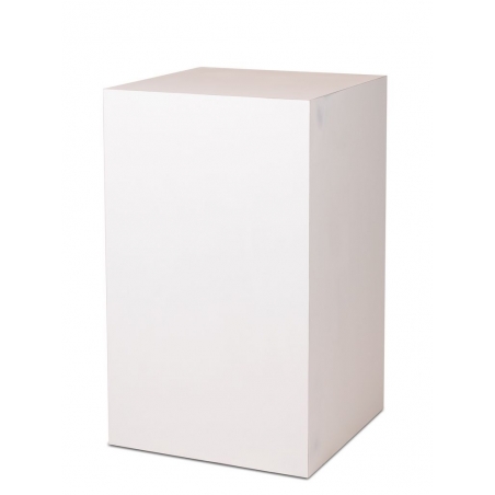 Plain MDF pedestal | exhition plinth unpainted