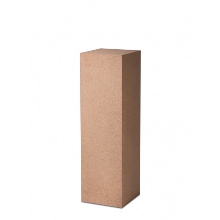 Plain MDF pedestal | exhition plinth unpainted