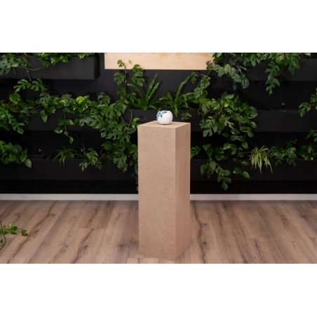 Plain MDF pedestal | exhition plinth unpainted