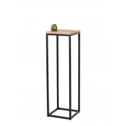 Demountable Black Industrial Steel Plinth