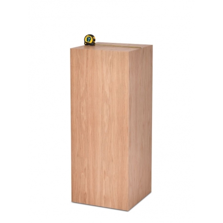 Oakwood veneer plinth