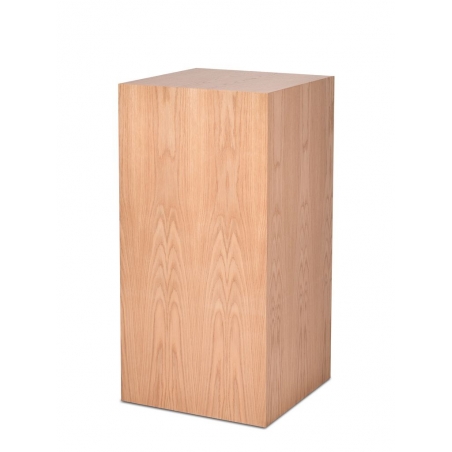 Oakwood veneer plinth