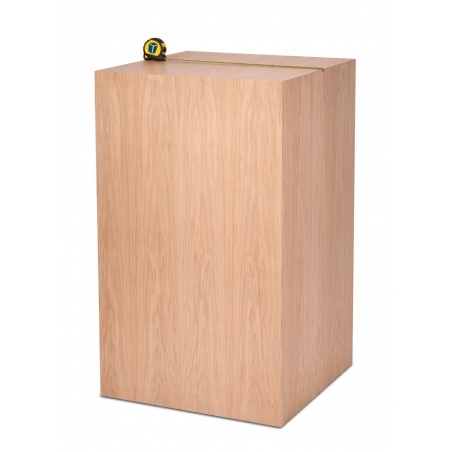 Oakwood veneer plinth