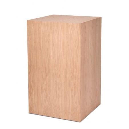 Oakwood veneer plinth