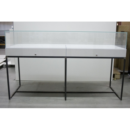 Counter Showcase Display Case with a Drawer