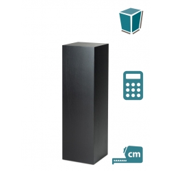 Black Oak Veneer Plinth