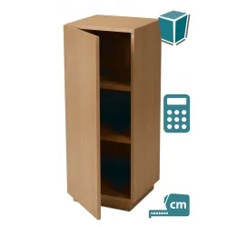 Oak Veneer Cabinet plinth