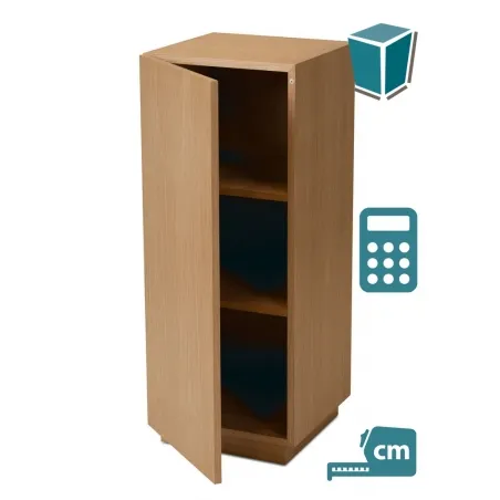 Oak Veneer Cabinet plinth