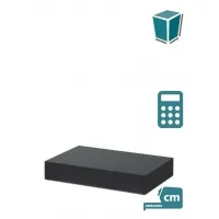 Window display plinth, black