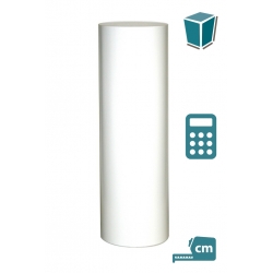 circular plinth white