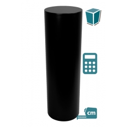 circular plinth black