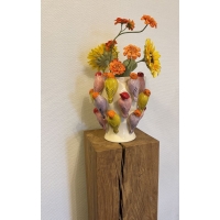 oak wood plinth sanded