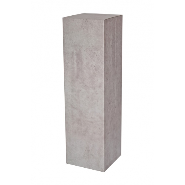 Dutch Design Display Concrete | Cardboard pedestal concrete design