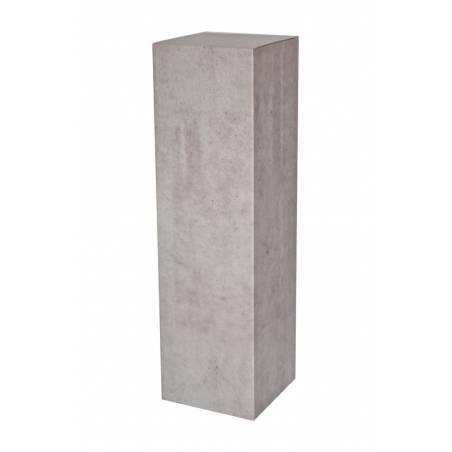 cardboard plinth concrete look