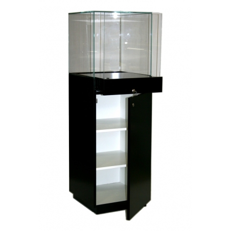 showcase plinth black