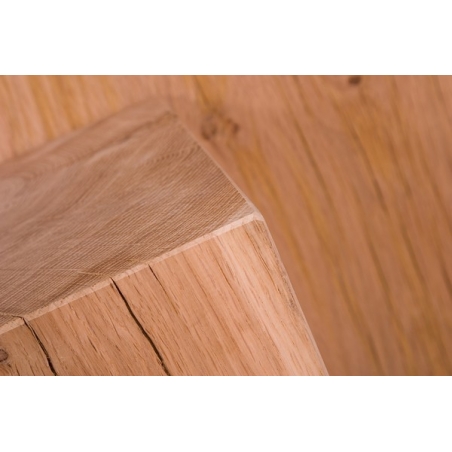 oak wood plinth sanded