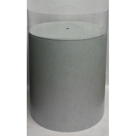 Acrylic protective case, circular, D25 cm, H25 cm