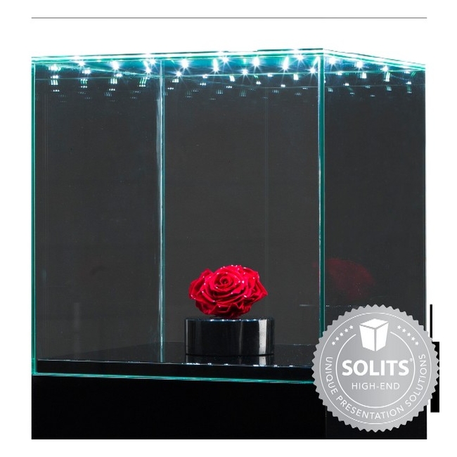 Glass protective cover with integrated LED lights