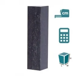 Belgian blue stone, soft finish, mitred (hollow)
