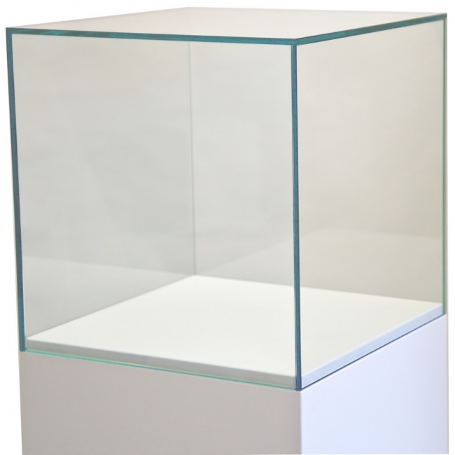 Hedendaags Glazen vitrinekap | glazen stolp voor op sokkel | museumvitrine BK-21