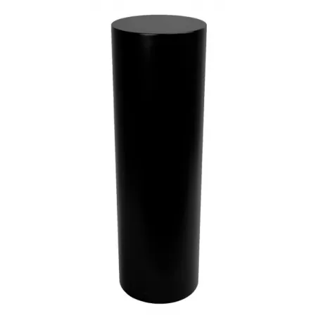 circular plinth, black, 40 x 40 x 100 cm (LxWxH)