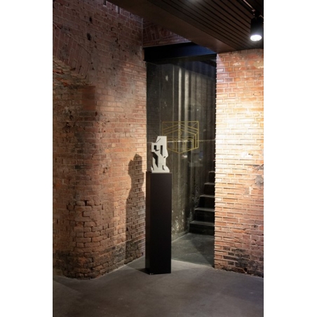 Solits plinth black, 30 x 30 x 115 cm (LxWxH)