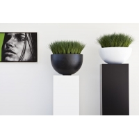 Solits plinth black, 35 x 35 x 100 cm (LxWxH)