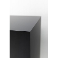 Solits plinth black, 25 x 25 x 100 cm (LxWxH)