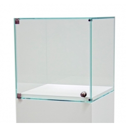 Custom glass display clearance cases near me
