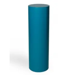 Circular plinth coloured
